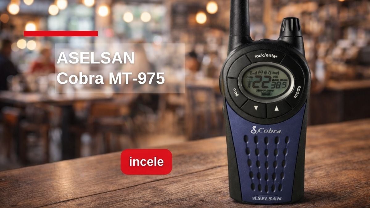 ASELSAN Cobra MT-975: Güvenilir ve Ekonomik PMR446 Haberleşmenin Popüler Çözümü
