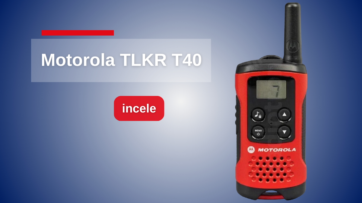 Motorola TLKR T40: Günlük Kullanım İçin Hafif, Ekonomik ve Pratik PMR446 Telsiz Çözümü