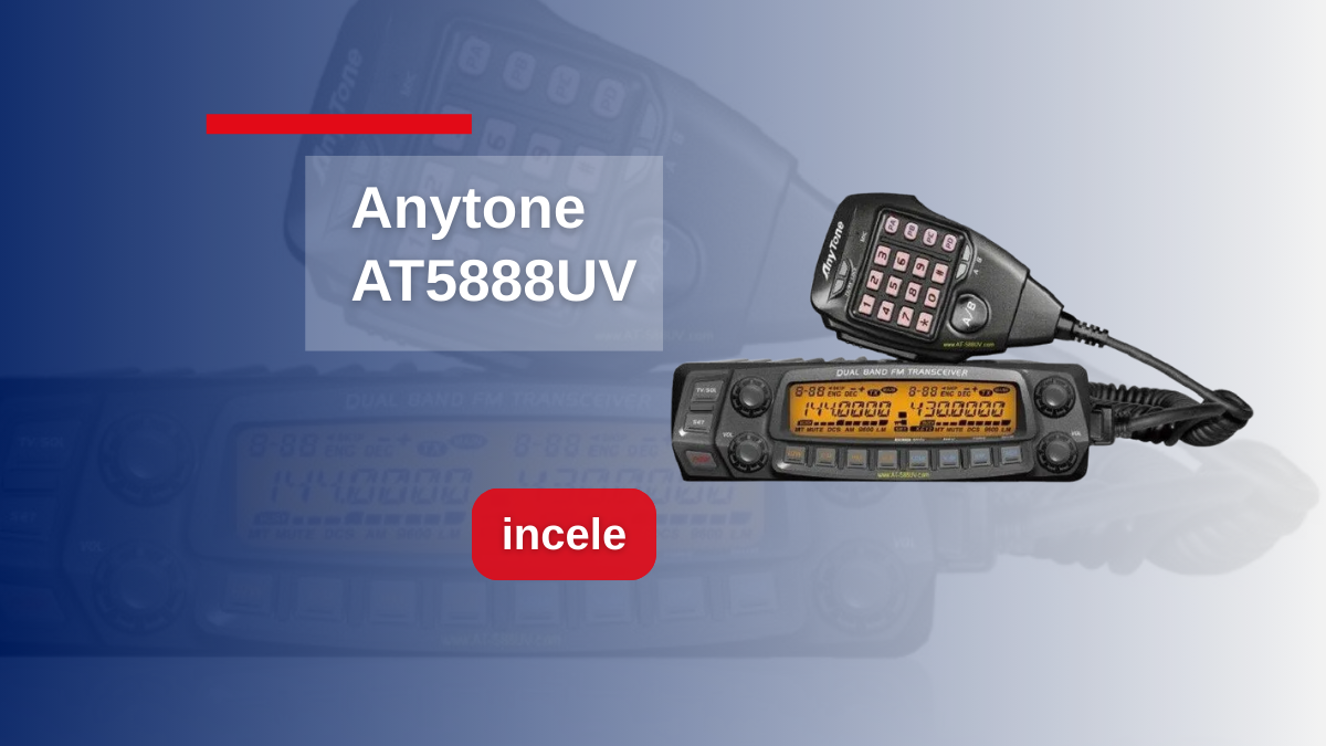 Anytone AT5888UV: Çift Bant Mobil Telsizlerde Güç, Esneklik ve Teknik Performans