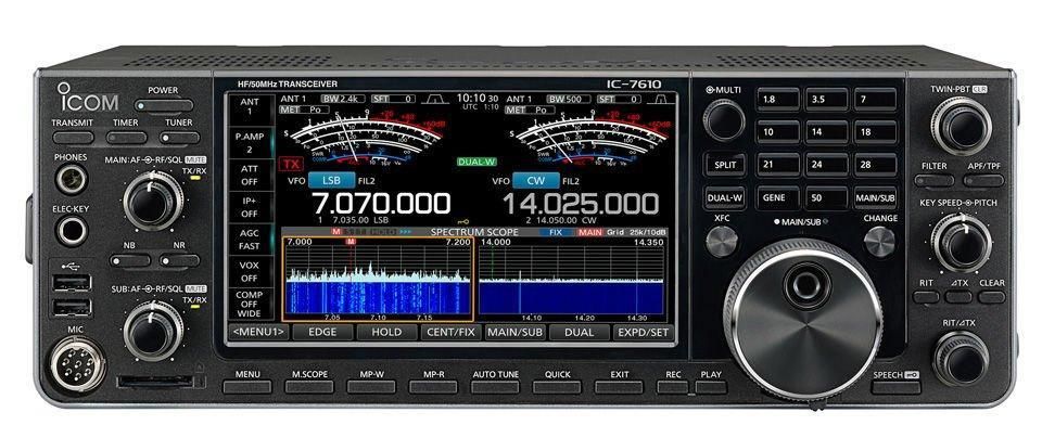 Icom IC-7610 HF 50MHz Sabit Amatör Telsiz