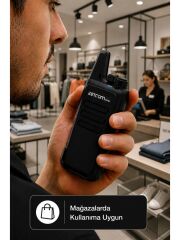 ZETCOM N446 PMR El Telsizi (4'lü Telsiz + Kulaklık Set)