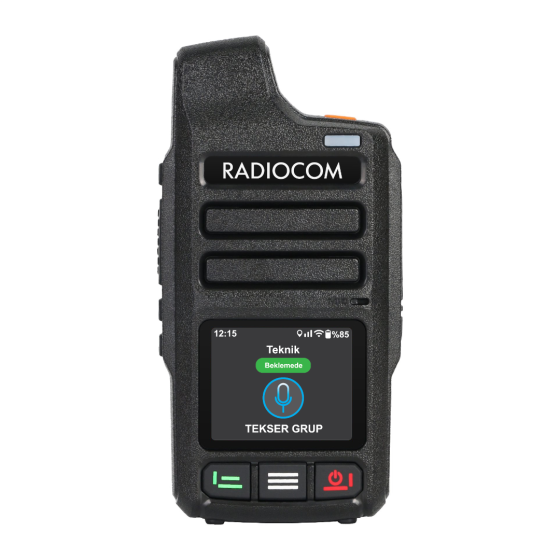 Radiocom BT-30 Bas Konuş El Telsizi