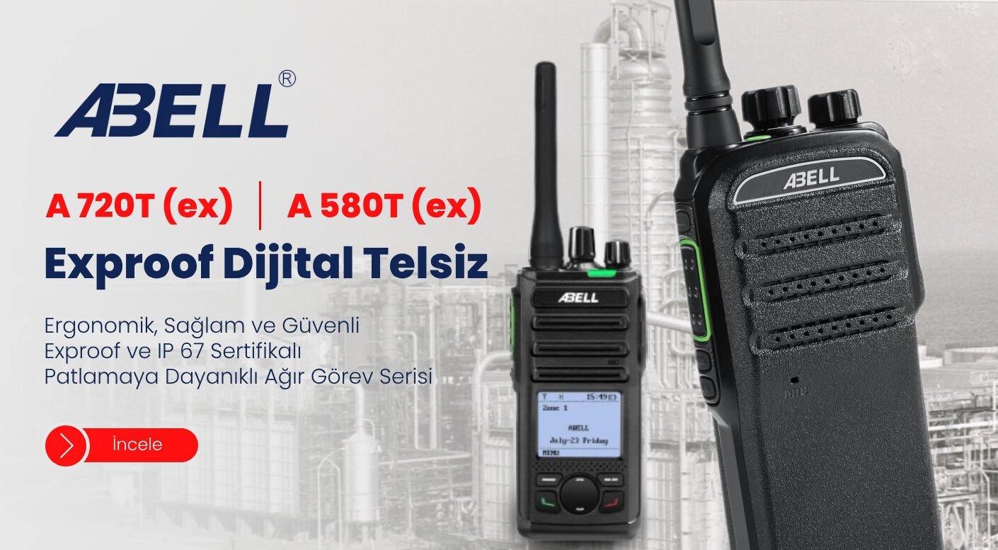 A 720T (ex), A 580T (ex) Expoof Dijital Telsiz